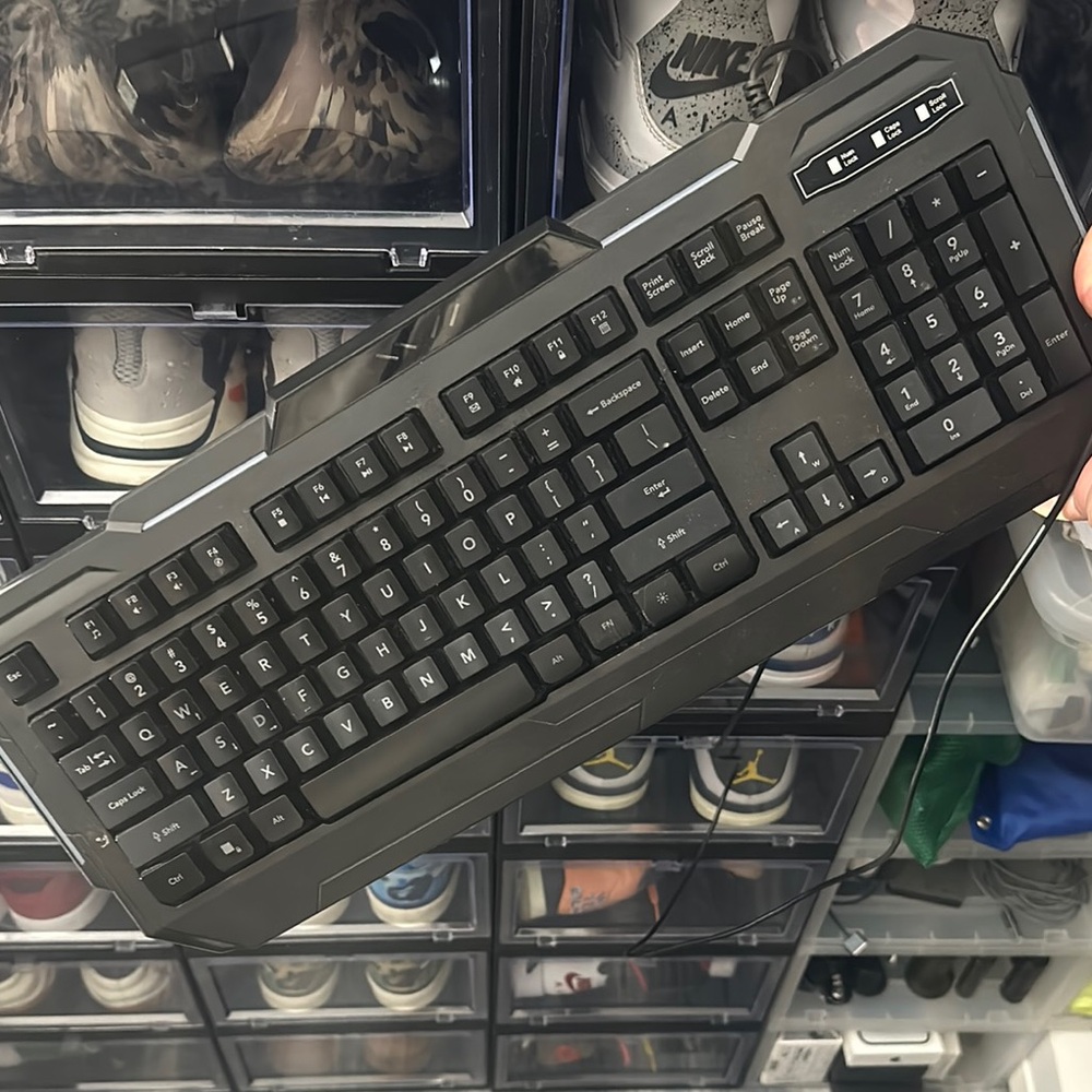 Black Gaming Keyboard